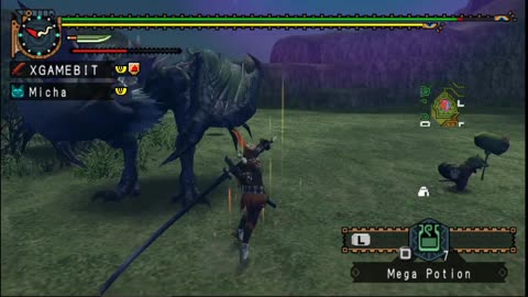 Monster Hunter Freedom Unite HD Psp PC Gameplay Part 48, 8star Yian Garuga Boss Fight. #capcom