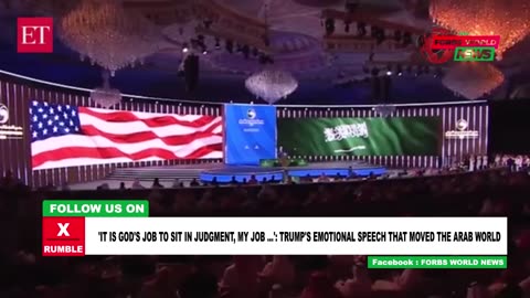 President Trump delivers impassioned speech to the Arab world