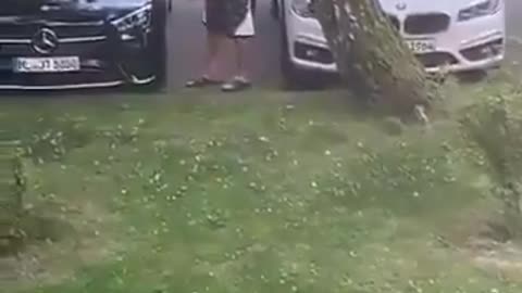 In Germany usual suspect destroys Germans' cars. They hate us.