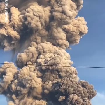 Urgent!!! Volcano in the Philippines awakens bringing toxic