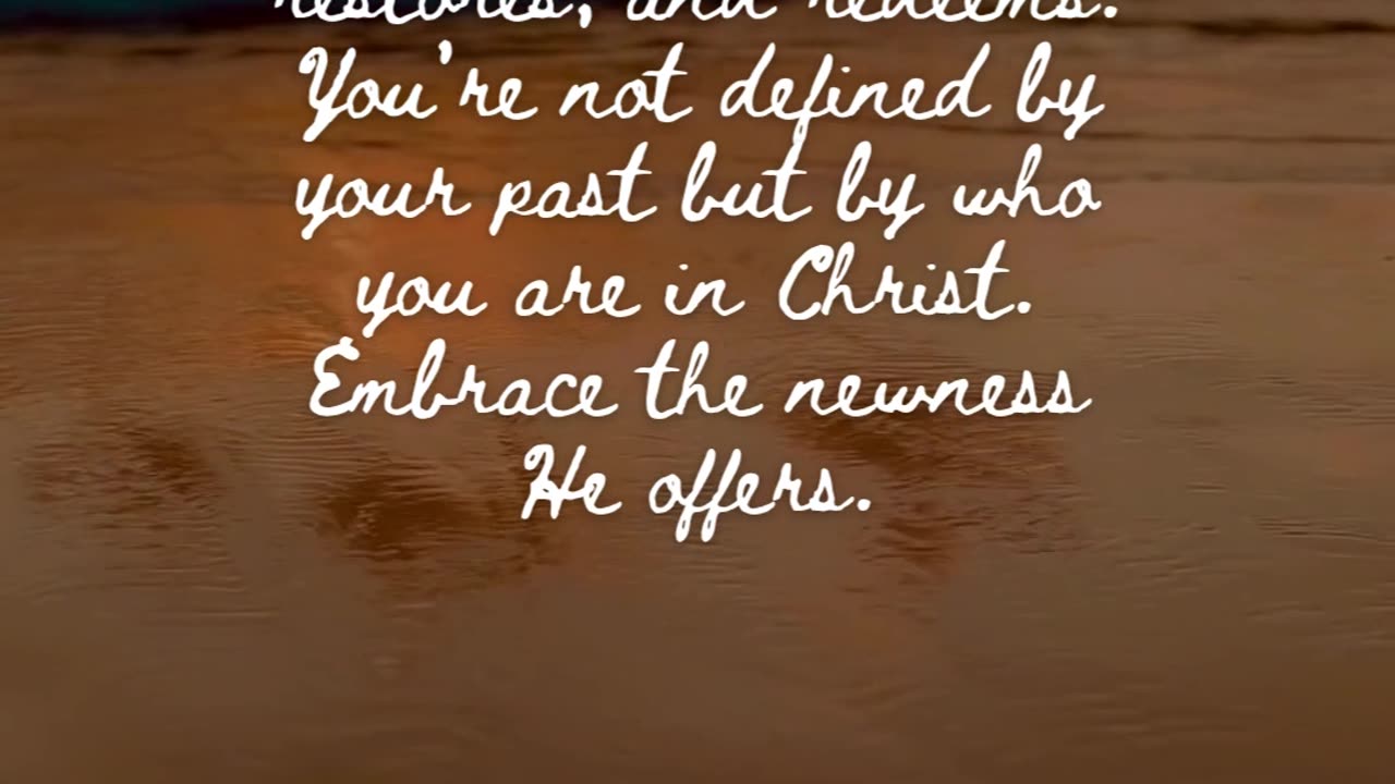 What part of your life is He transforming today? 🌟