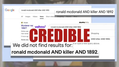 Fact Check: Video Does NOT Prove Ronald McDonald Killed Children In 1892