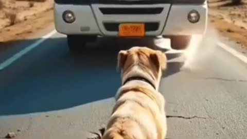 Ai Sad Dog 😭 #shorts #dog #ai #sad #ytshorts #cat #funny #cute