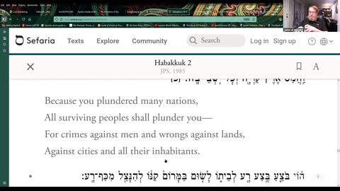 Reading Through the Bible Together, Mondays 8 PM: Habakkuk