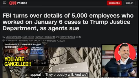 ARREST THEM ALL! FBI delivers 5,000 Names of J6 Employees!!