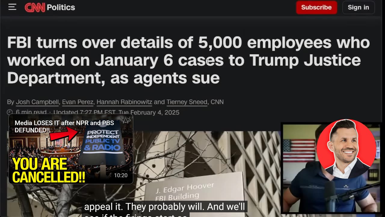 ARREST THEM ALL! FBI delivers 5,000 Names of J6 Employees!!