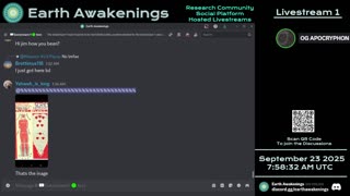 Earth Awakenings - Livestream 1 - #4035 - Live on Rumble/Youtube/X-Twitter/Twitch