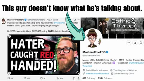 #gothictherapy #youtubeshorts #masterofthetds #nerdrotic #doomcock #mcu