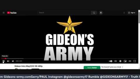GIDEONS ARMY THURSDAY LIVE @ 930 AM EST 7/3/25