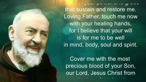 The Most Powerful Healing Prayer by St. Padre Pio