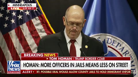 Tom Homan Stuns MAGA With Major ICE Reversal In Minnesota