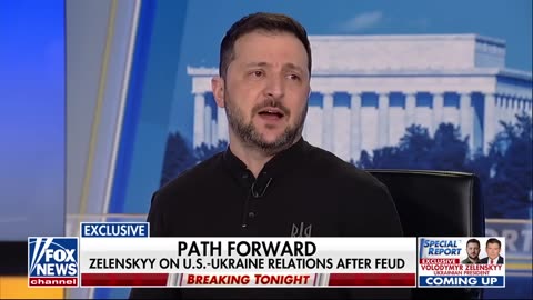 Zelenskyy asked whether he owes Trump an apology