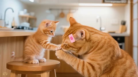 The Whole Family Caught a Cold, and Ginger Cared for Them with Love