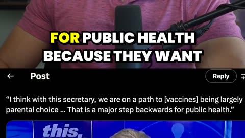 Former CDC Chief MELTS DOWN Over Parents Gaining Vaccine Choice