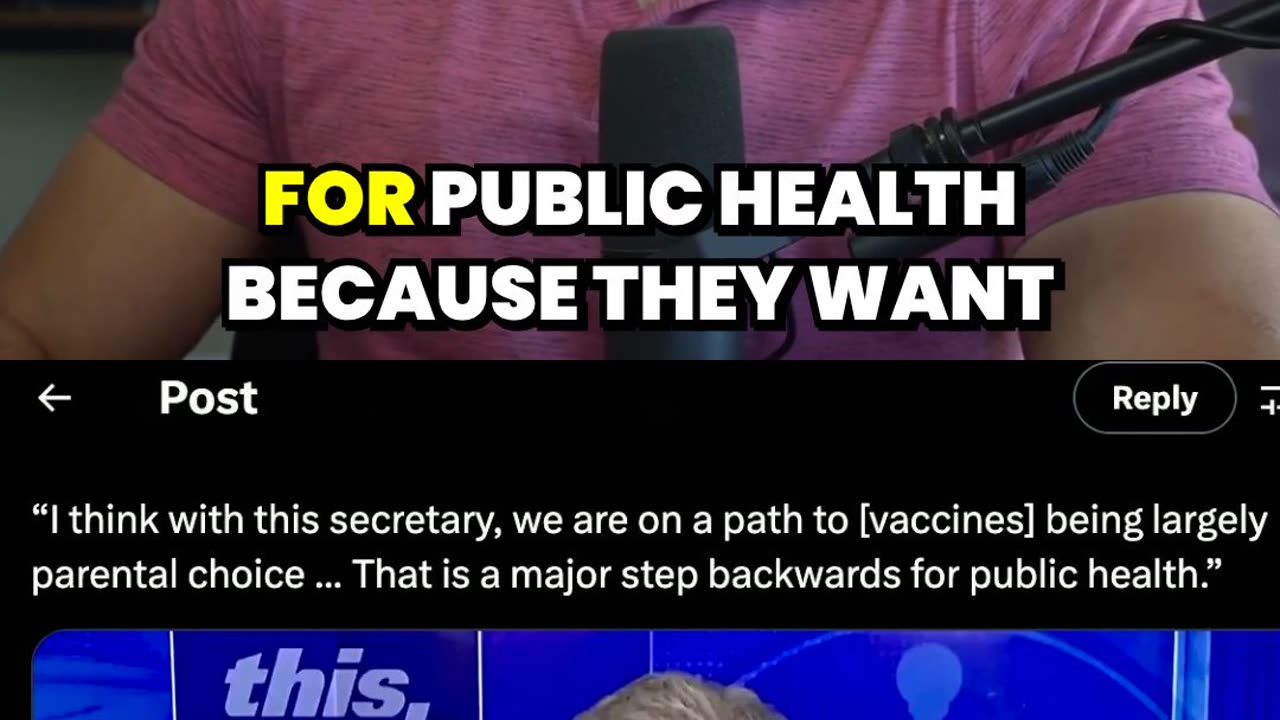 Former CDC Chief MELTS DOWN Over Parents Gaining Vaccine Choice