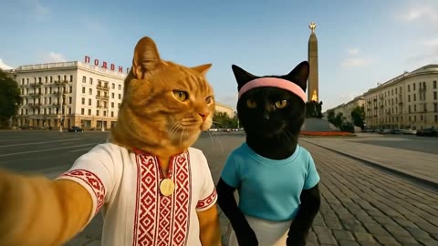 Vlog of a ginger cat from Minsk