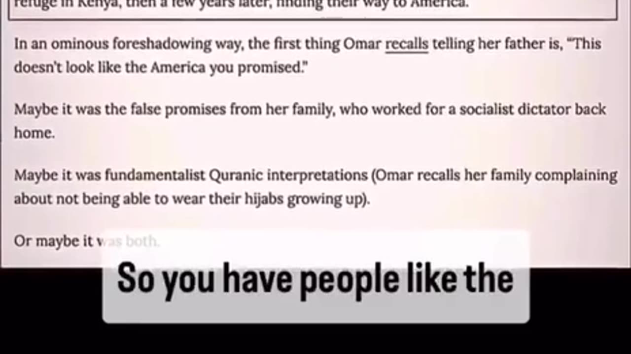 The history of Ilhan Omar