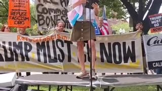 🚨 WATCH: Tr*ns activist cries about Trump 'coming after' tr*ns people in the military