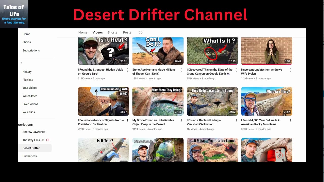 Desert Drifter Channel Youtube RIP