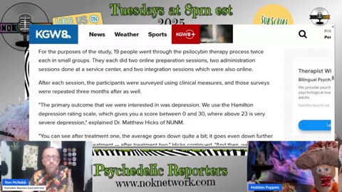 Psychedelic Reporters Ep170 August 19th, 2025