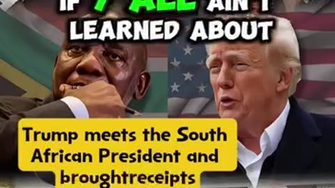 President Trump brought the receipts