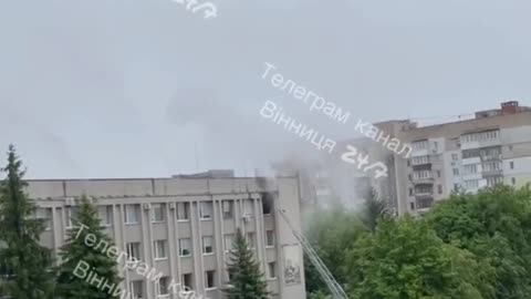 🔥🏢 Ukraine Russia War | Vinnytsa Military Recruitment Center Set Ablaze | RCF