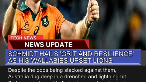Schmidt Hails Grit and Resilience as His Wallabi