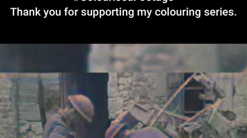 1944 British Soldier Examines Rifle #ColourisedHistory