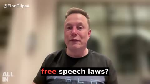 Elon Musk: 𝕏 Follows Local Laws—Free Speech Change Is Up to Citizens