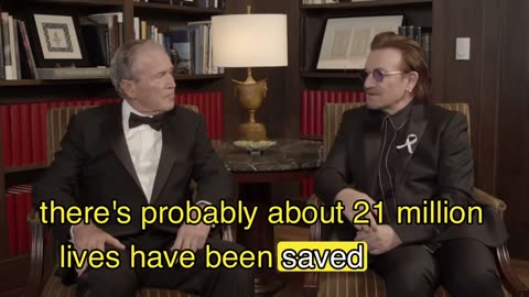 George Bush shares his thoughts on Bono