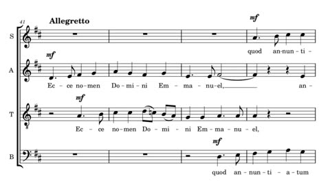 Ecce nomen Domini Emmanuel