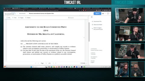 Trump Calls Epstein Case A HOAX By Democrats, GOP Votes TO BLOCK Release | Timcast IRL