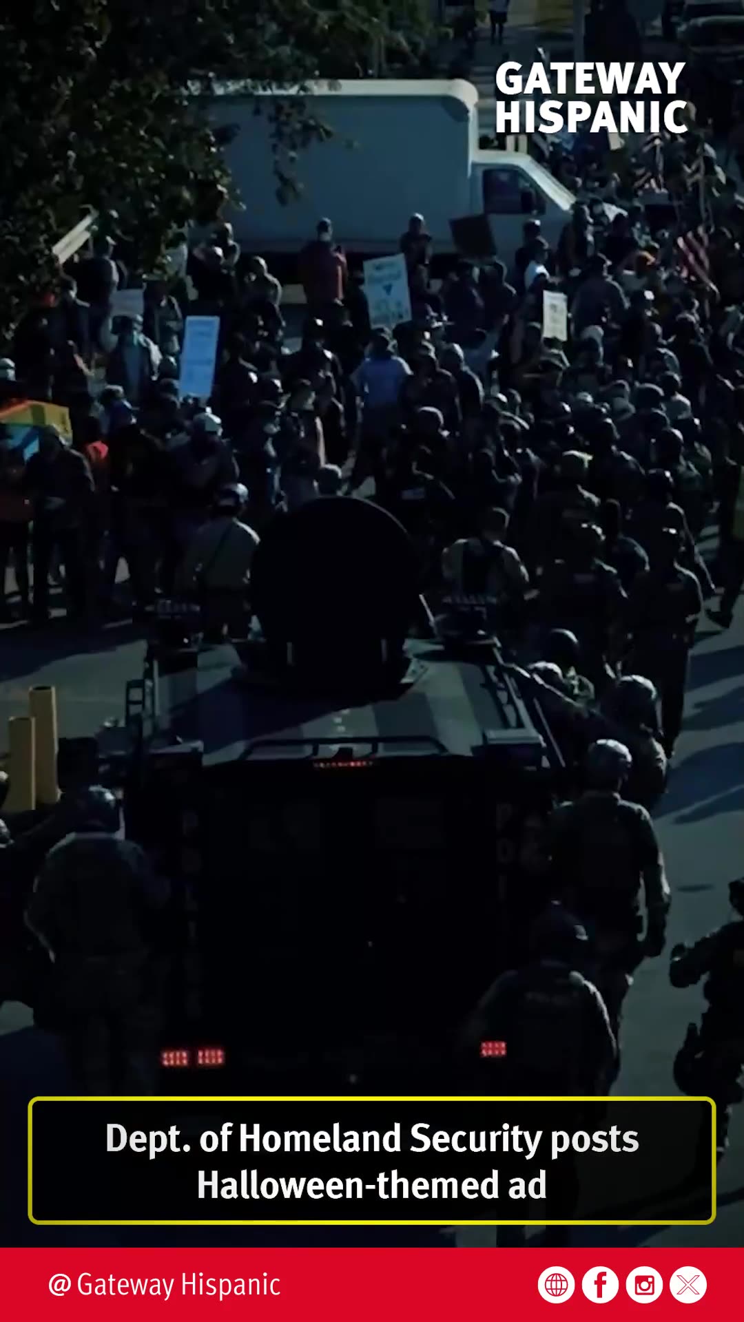 Dept. of Homeland Security posts Halloween-themed ad