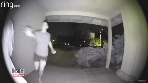Woman Screams for Her Life on Doorbell Camera Footage.