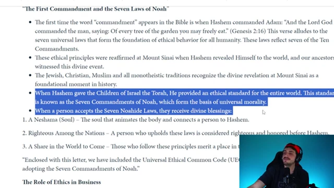 SANHEDRIN LETTER TO TRUMP TO SET UP THE 7 NOAHIDE LAWS