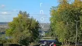 Families Come Out to Watch Ukrainian Attacks on Ufa Oil Refinery