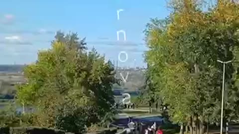 Families Come Out to Watch Ukrainian Attacks on Ufa Oil Refinery