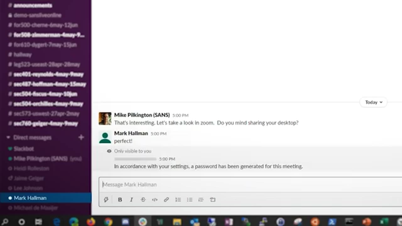 SANS Live Online Interactive Live Lab Environment Demo: Slack, Local and Remote Lab Demonstrations