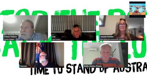 Caz with Franco, Gazcam, Keith-Charles and Jacquie Dundee