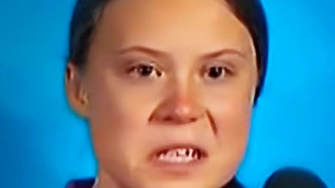 Reptilian Greta Thunberg