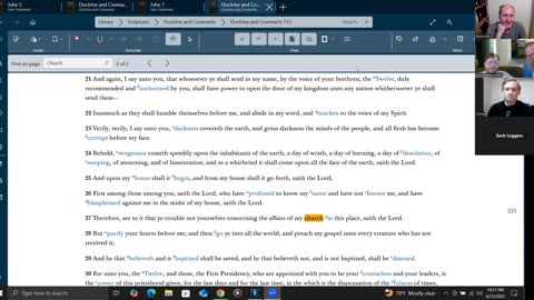 Scripture Study 2025-06-25 Church Trial of Joseph Smith