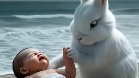 Brave Rabbit Funny Video