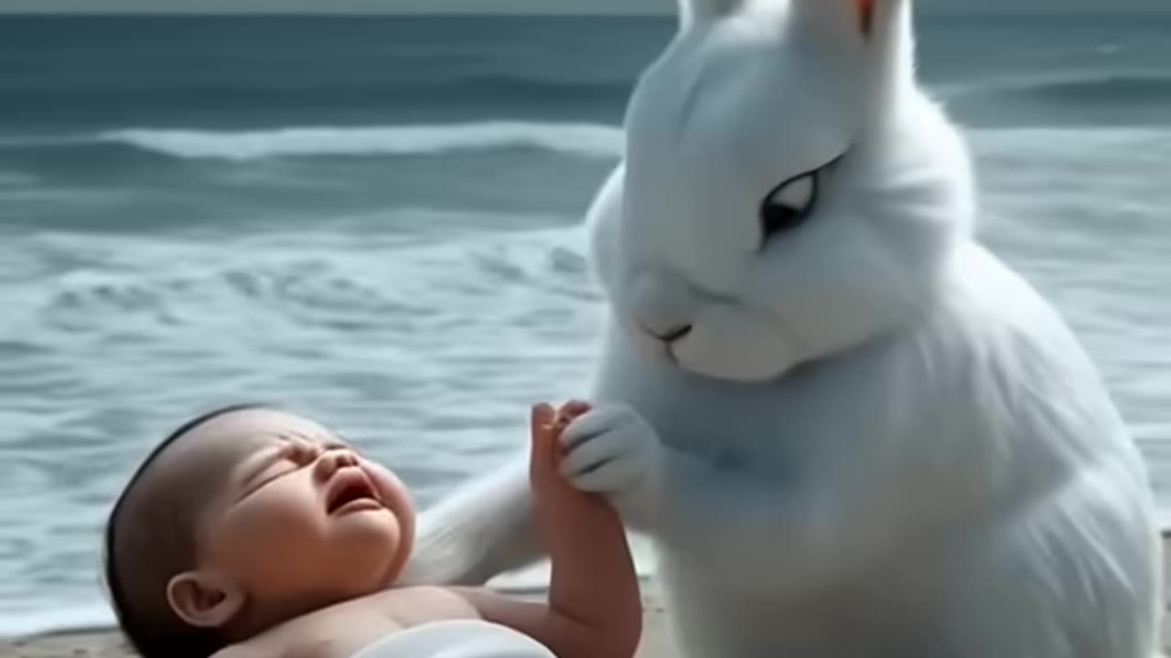 Brave Rabbit Funny Video