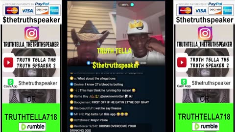 DROSKI LINED UP WITH FINESSE FIGHTING WITH 21BADBITCH