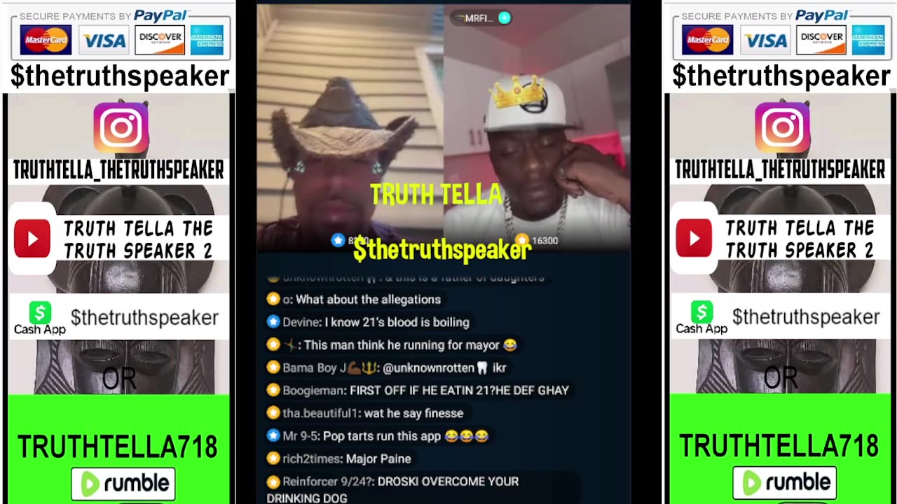 DROSKI LINED UP WITH FINESSE FIGHTING WITH 21BADBITCH