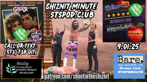 SHIZNIT MINUTE 9.01.25-BT talks about CLASH IN PARIS & RAW!!!!