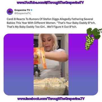 Cardi B Responds to Stefon Diggs Baby Rumors: “That’s Your Baby Daddy… That’s My Baby Daddy Too”