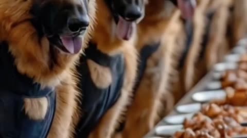 Resisting Temptation; Awaiting Orders; Police Dog