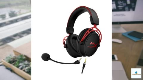 HyperX Cloud Alpha - Gaming Headset, Dual Chamber Drivers, Legendary Comfort, Aluminum Fra