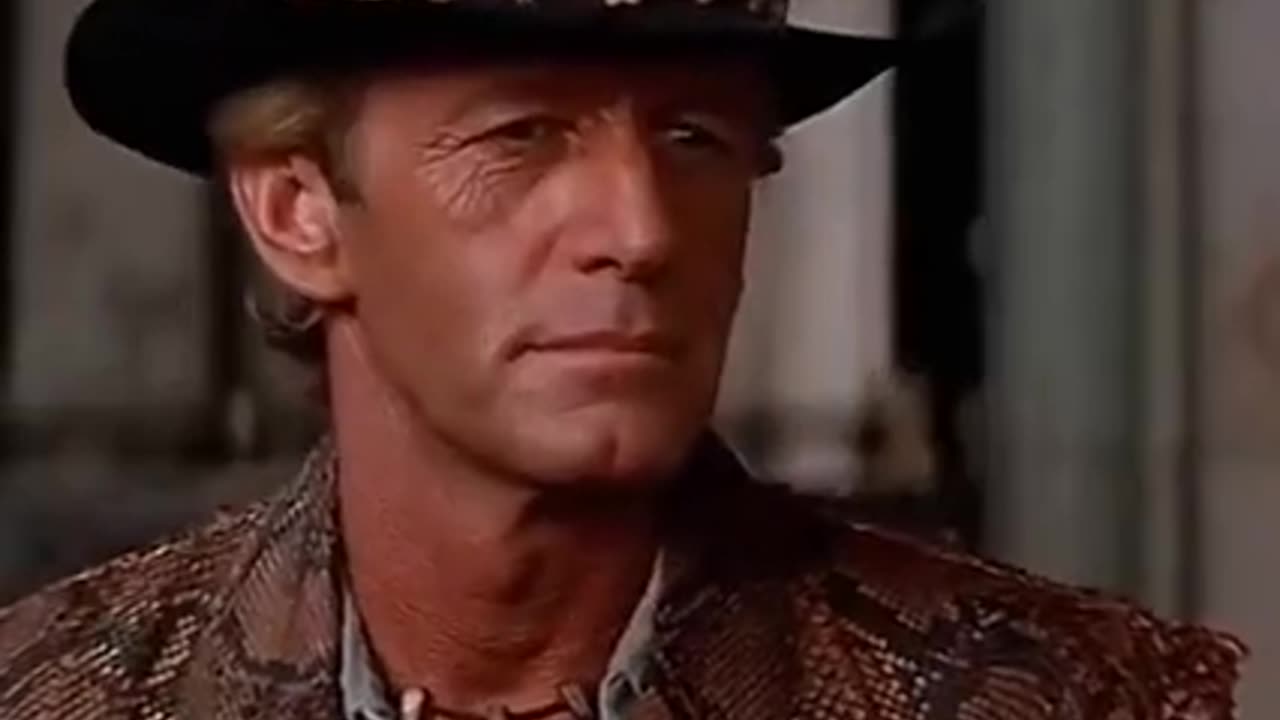 THE ENTIRE HEART OF THE MOVIE CROCODILE DUNDEE 🐊🔪 WAS THE SCENE THAT WAS PULLED❗